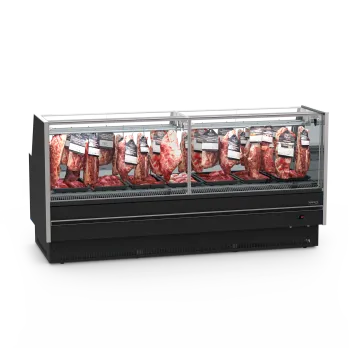 Imagem de EXPOSITOR AÇOUGUE 3,75 METROS PREMIUM VIDRO RETO GANCHEIRA REFRIMATE